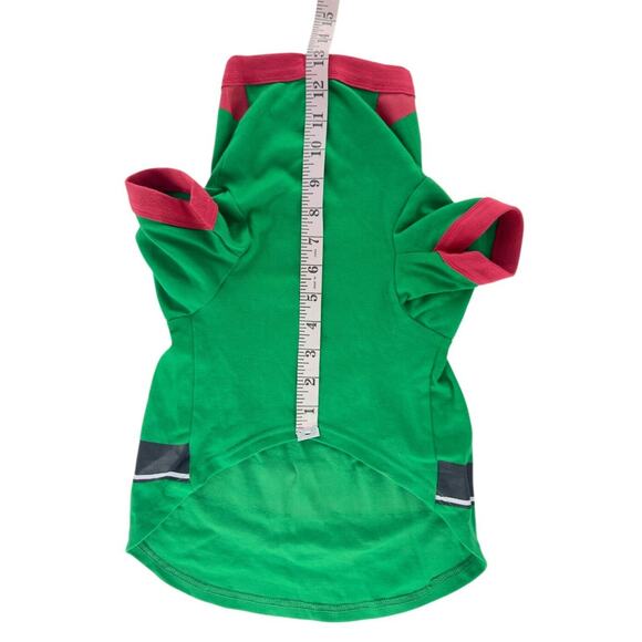 Elf Dog Costume Christmas Outfit XL Green & Red With Belt Design For Large Dogs - Picture 6 of 14